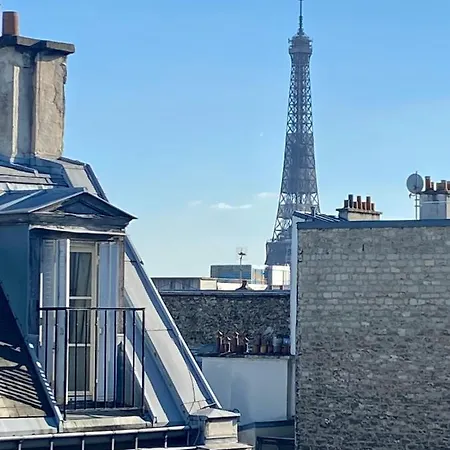 Studio Paris Vue Imprenable Extérieur photo